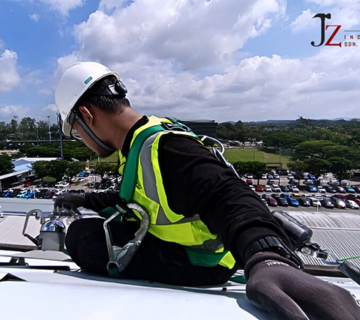 MSA Roof Line Fall Arrest Systems for Johor’s New Wave of Commercial Infrastructure